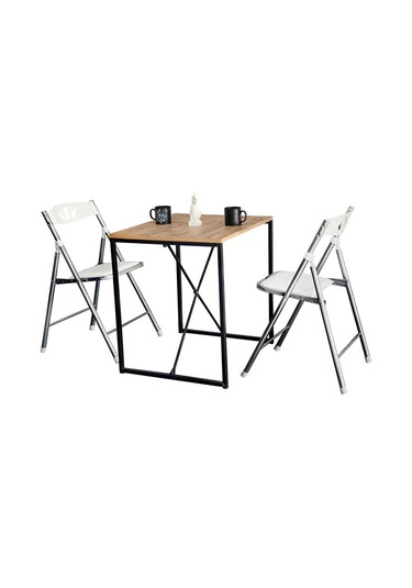 Weblonya Katlanır Sandalye Mutfak Masa Sandalye Seti 5011