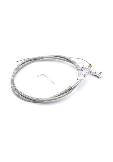 Maiyame Ls1 4.8/5.3/5.7/6.0 Araçları İçin 36" Uzunlukta Paslanmaz Çelik Örgülü Gaz Kablosu - Kolay Kurulum, Uzun Ömürlü Ve Kesilebilir