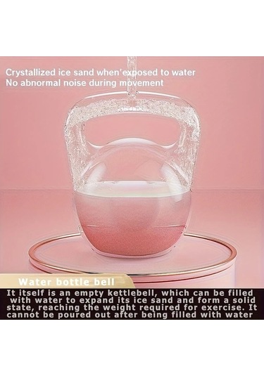 Willowhaven Sweetie Pink 4.41lb Ayarlanabilir Suyla Doldurulan Dambıl Evde Spor