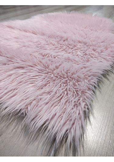 Yamalıhome Peluş Halı Apost Pembe 75x100cm Post Halı