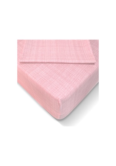 Alla Turca Ranforce 160x200 Cm Lastikli Çarşaf Seti - Toz Pembe