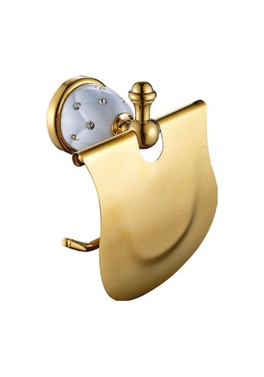 Acar Elegant Gold Kapaklı Kağıtlık Altın Renkli