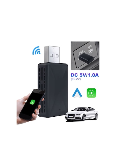 Ally Kablosuz Car Play Adaptörü Android Cihazlar Için Wireless Carplay Çevirici