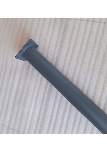 Metal Çap 5.1 CM Konik Masa Ayağı Antrasit﻿ 72 CM 4 Adet