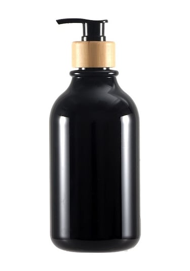 Black-300ml-500ml Sabunluk Buzlu Doldurulabilir Şampuan Pompası Şişesi Sabun Losyon Kabı Sabun Pompası El Yıkama Banyo Aksesuarları