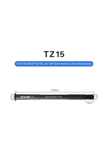 12mm Mtb Bisiklet Thru Eksen Şaft Arka Hub Klipsleri Bisiklet Tekerlek Eksen Hub Şaft Çok Renkli