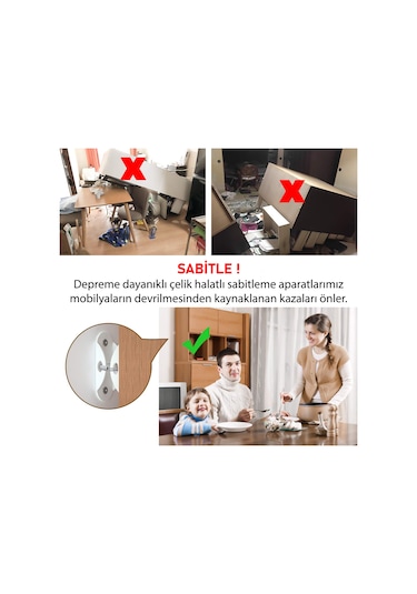 Çelik Halatlı Ağır Eşya Sabitleme Aparatı