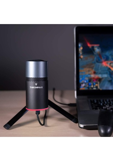 Thronmax M8 Pulse Siyah Usb 96khz 24bit Hd Kayıt Anc Youtuber+Str