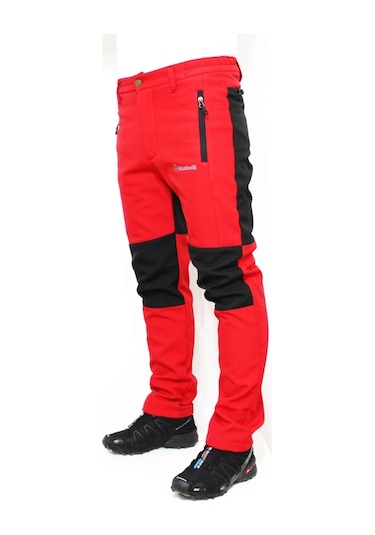 Mudwill Kışlık Softshell Pantolon (600202) - Kırmızı