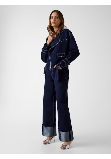 Guess Roll Regular Fit Kadın Jean Pantolon W6ra3gd6911 İndigo