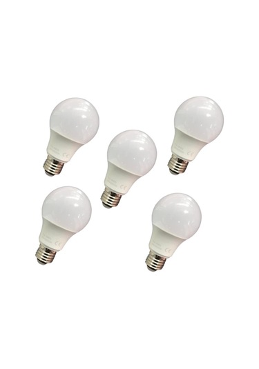 5 Li Paket 9 W Dc 12 V Led Ampül Beyaz