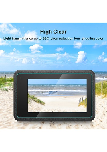 Djı Osmo Action 4 İçin Puluz 3'ü 1 Arada Ekran Temperli Cam Filmi