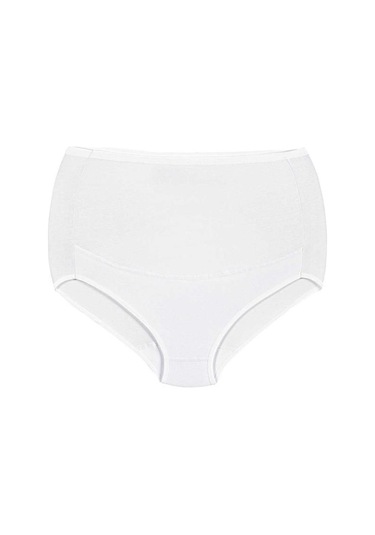 6 Adet Yıldız Bayan Hamile Likralı Külot Beyaz 3640 Beyaz