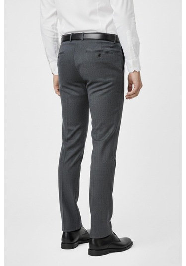 Erkek Regular Fit Kumaş Pantolon Likra Kumaş Bgl-st05034 Lacivert