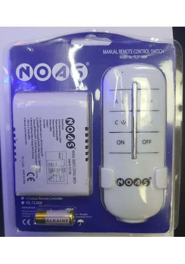 Noas 4 Kanal Avize Kumandası