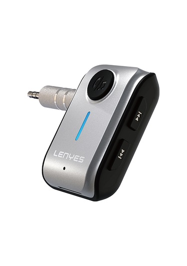 Lenyes Lr207 Kablosuz Ses Alıcı Aux Bluetooth 5.3 Adaptör Gri