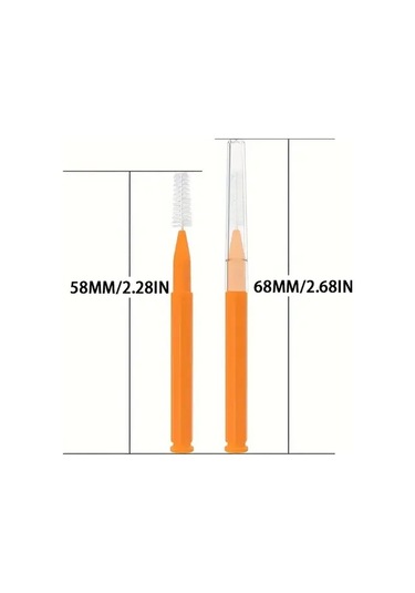Willowhaven 80 Adet 1.2mm Yumuşak Nylon Diş Arası Fırçası Yetişkinler İçin Plak Temizleme Ve Günlük Ağız Bakımı