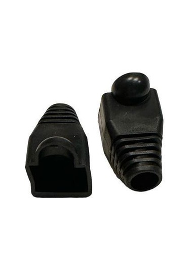 Siyah Rj45 Kılıf Siyah Cat6 Kılıf Siyah Cat5 Kılıf 100 Adet