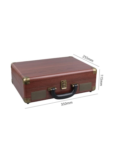 Magicvoice Pu16 Retro Vintage Çanta Pikap - Radyo - Bluetooth - Usb Mp3 Çalar