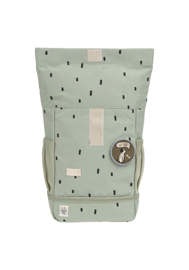 Lassig Happy Prints Mini Rolltop Sırt Çantası Light Olive Yeşil