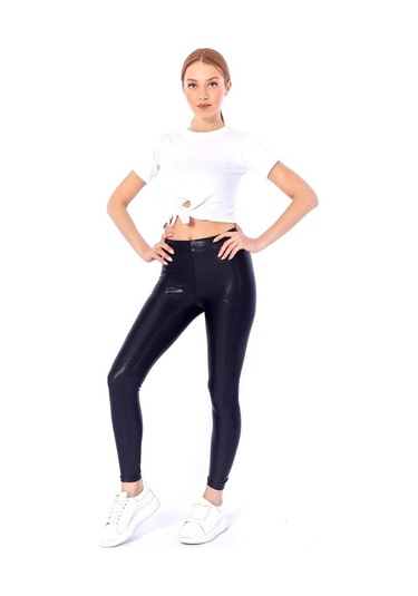 F-01 Fantezi Siyah Tayt Siyah