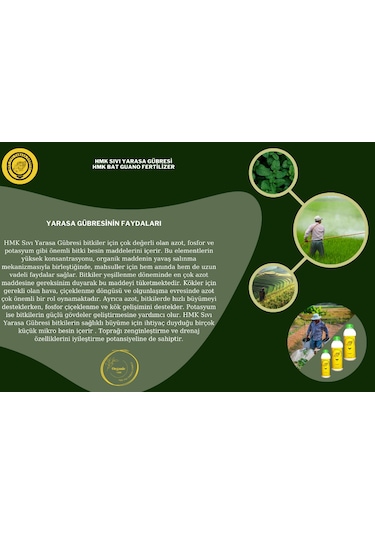 Hmk Sıvı Yarasa Gübresi 1+1 L.