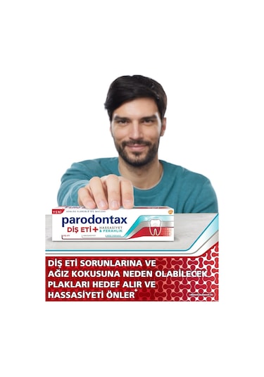 Parodontax Diş Eti + Hassasiyet Ferahlık Diş Macunu 75 ML