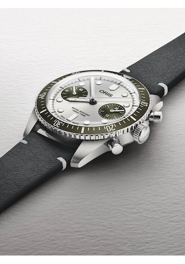 Oris Divers Sixty Five Chronograph 40.00 Mm Otomatik Saat 01 771 Gümüş