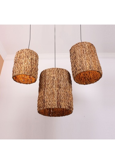 Alanya Doğal Abaka 42x55 Cm Avize Bej