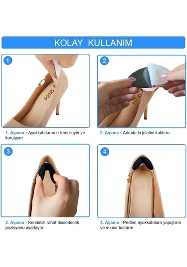 Active Team SP07-Yapışkanlı Bilek Koruma|Topuk Vurma Önleyici Sünger Ped