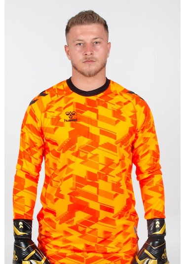 Hummel Line Kaleci Tek Üst Forma Neon Turuncu