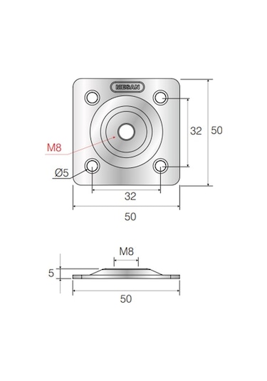 Tsmpapel Koltuk Ayağı- Baza Ayağı - Ahşap Mobilya Ayağı