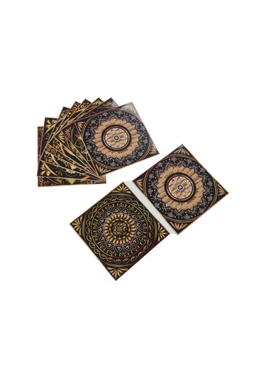 Shineyee 10 Adet 15x15cm Manto Stili Mutfak Banyo Duvar Stickerı - Suya Yağa Dayanıklı Pvc Duvar Dekoru Yenileme Rastgele Model Diğer