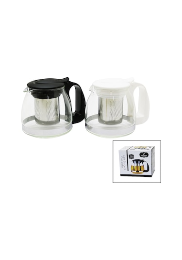 Cam Demlik 700ml Çok Renkli