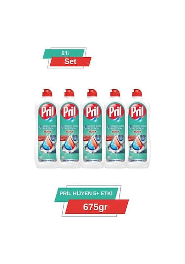 Pril Hijyen 5+etkili 675gr X5 Li set-hnkdtj-5290-6256