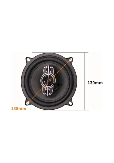 Xuweiwei Ts A1395s 5 Inç 4 Yönlü Araç Hifi Koaksiyel Hoparlör Tam Aralık Frekans Stereo Çift 25w 36v Otomotiv Müzik Sistemi