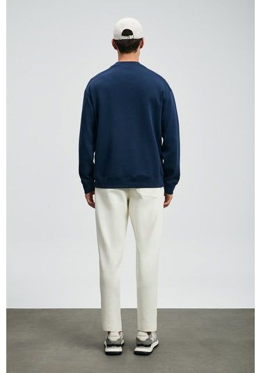 Lufian Erkek Sımba Sweatshirt 112030175 Lacivert Lacivert