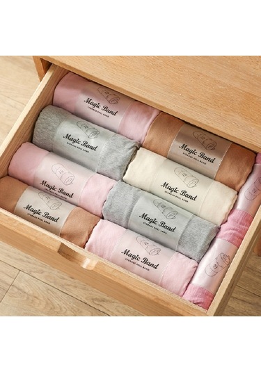 Sones Giysi Sihirli Bant Rulo Kayış Kendinden Yapışkanlı Kayış Kemer Giyim Bitirme Depolama Kemeri, Boyut: Küçük Şeffaf