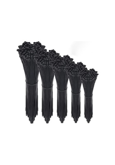 100 ADET 3,6X250MM KABLO BAĞI SİYAH