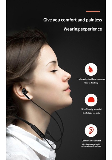 Tenfowee Beyaz Kolluklu Bt 5.0 Kulaklık - Stereo, Gürültü Engelleme, Spor Uyumlu, 5 Saat Muharrem Süresi