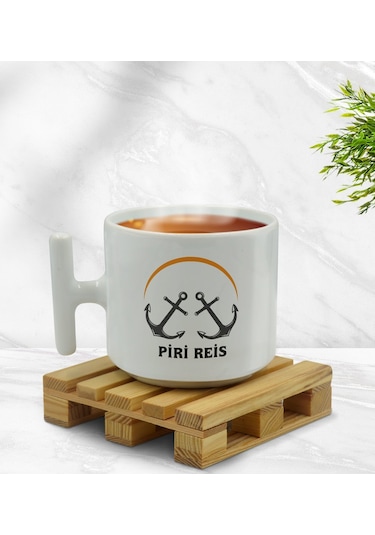 Bk Gift Kişiye Özel Tekne Marin Ve Denizcilik Tasarımlı T Kulplu Middle Kupa-2, Arkadaşa Hediye Kobitmeyencom33392 Bk Gift