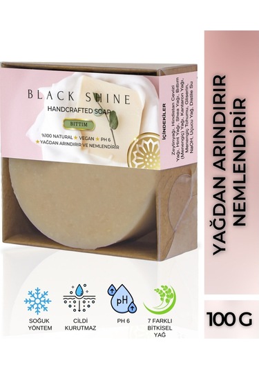 Black Shine Bs Bıttım Sabunu Vegan 100 G