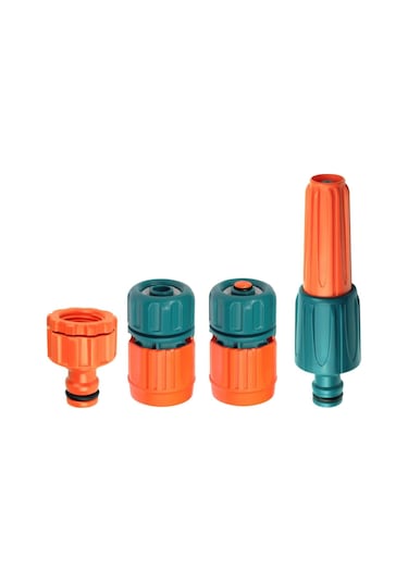 Hortum Ucu 4 Parça Ayarlı Lans Seti 1/2"