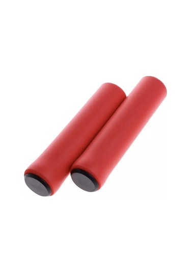 Avants Silikon Kaymaz Bisiklet Elciği Sünger, Ergonomik Bisiklet Elcik Kırmızı - Sarı - Siyah