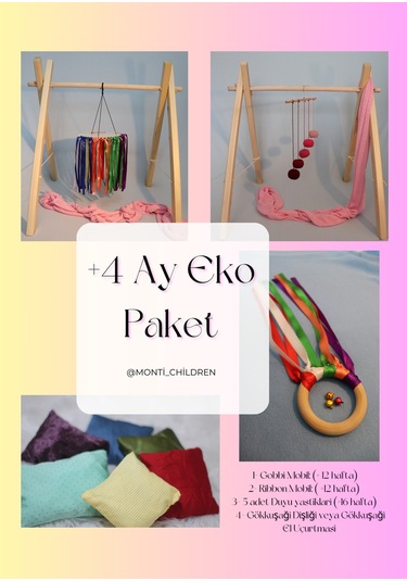 4 Ay Eko Paket Montessori Bebek Eğitim Kiti