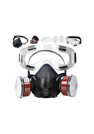 Filtreli Solunum Gaz Maskesi Colored Renkli