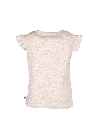 Kız Çocuk Yazlık Fırfırlı Organik T-shirt 001