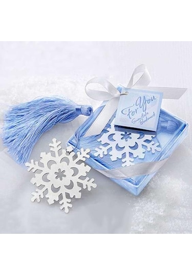 Yeni Sevimli Kar Tanesi Alaşım İmi Yaratıcı Zarif Şerit Kutusu Hediye