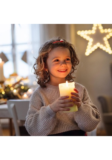 10'lu Paket Noel Aksesuarları, 5 Cm Noel Saç Aksesuarları, F Çok  Renkli