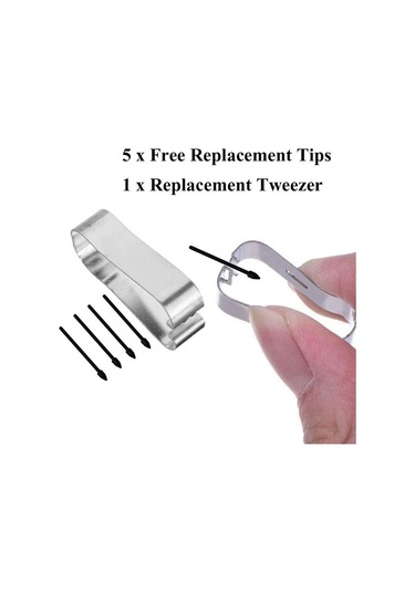 Venturemart Dokunmatik Kalem Uçları Uçları + Tab S7 S7+/s6 Lıte/note10/note20 Için Kalem Klipsi Evren